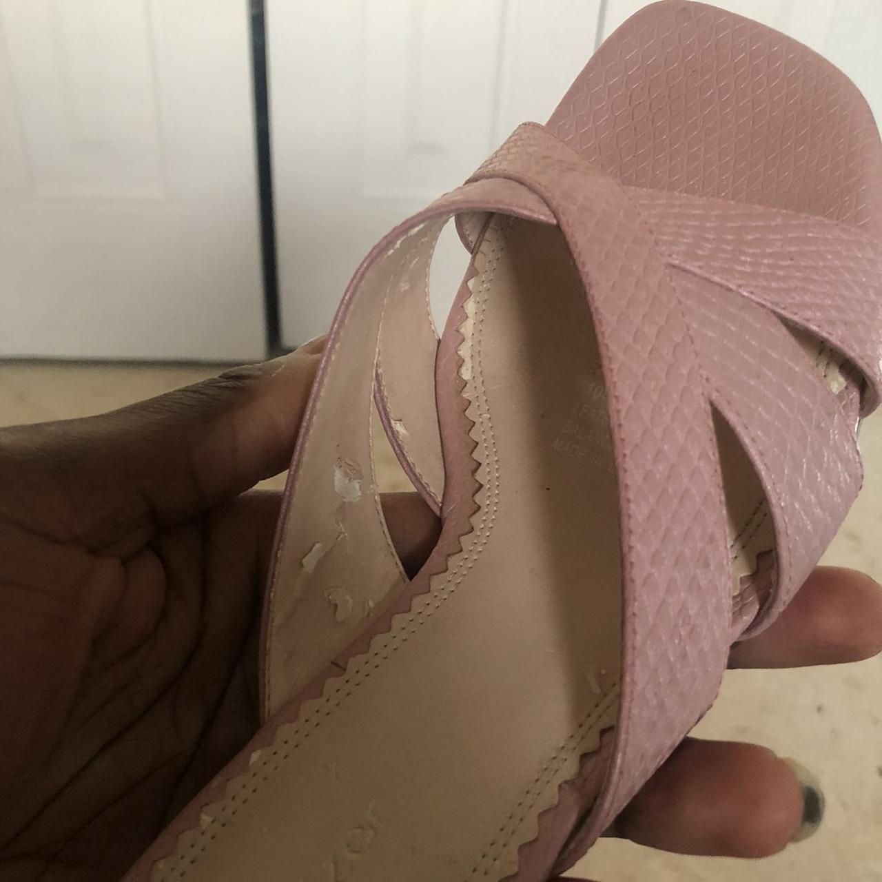 bright pink kitten heels