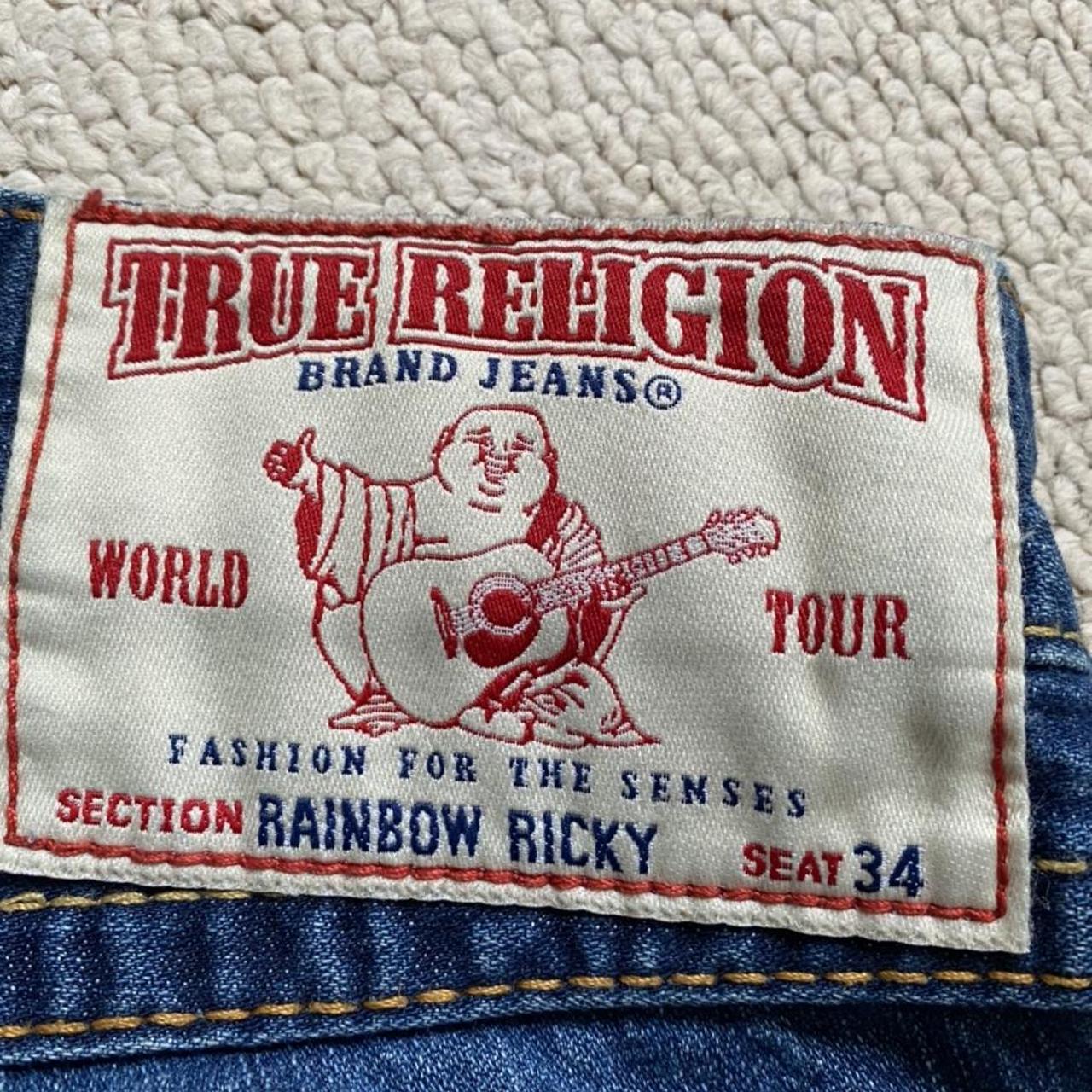 True religion world tour baggy jeans 🔥message me... - Depop