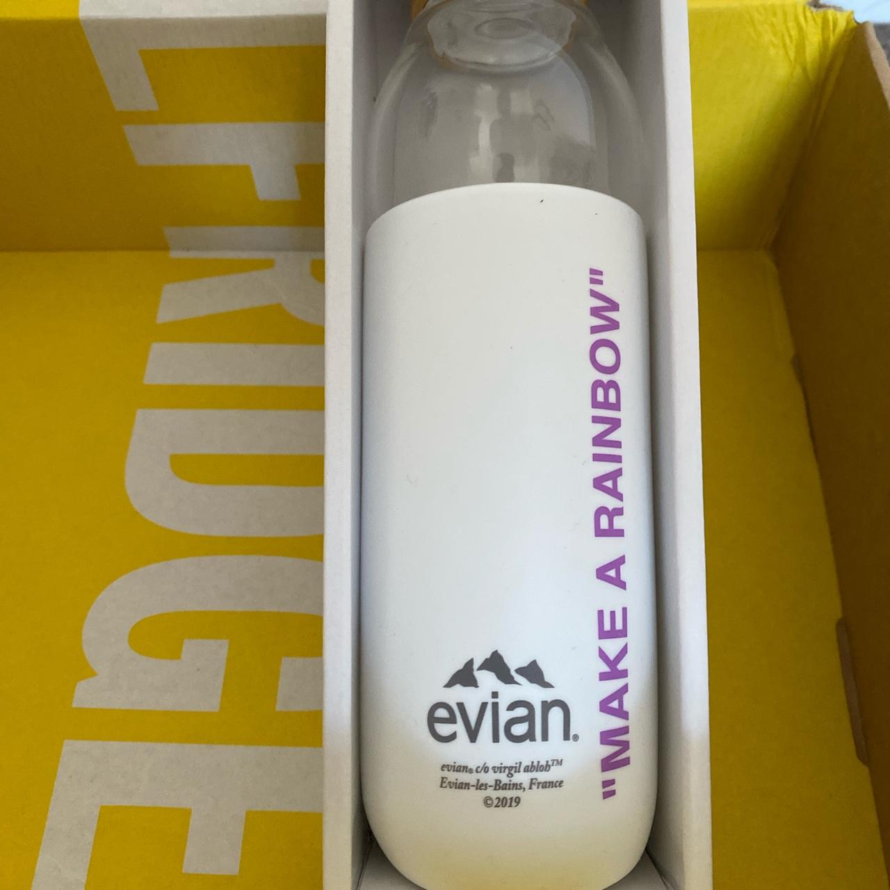 1 Virgil Abloh x Evian x SOMA eco-friendly glass... - Depop