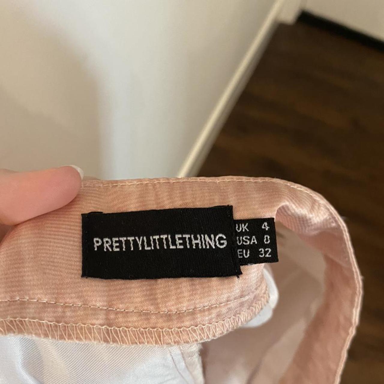 PrettyLittleThing Women's Pink Trousers Depop