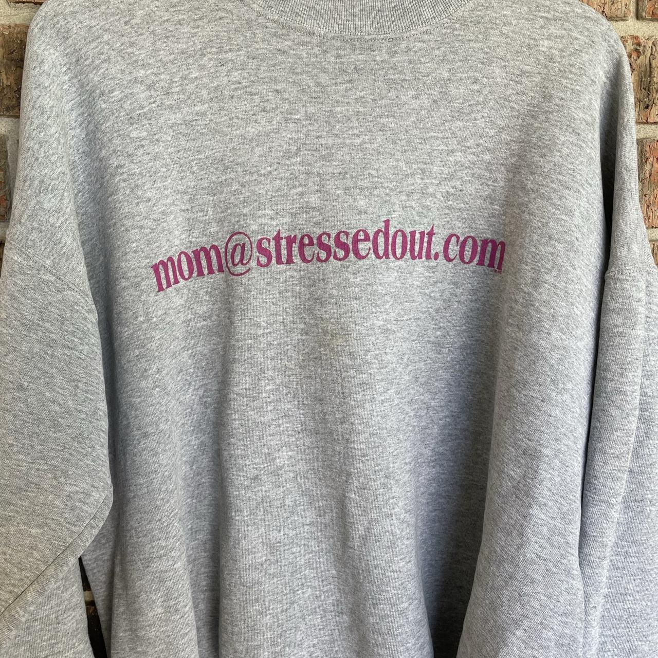 Angsty mom sweatshirt with the perfect wornin baggy... Depop