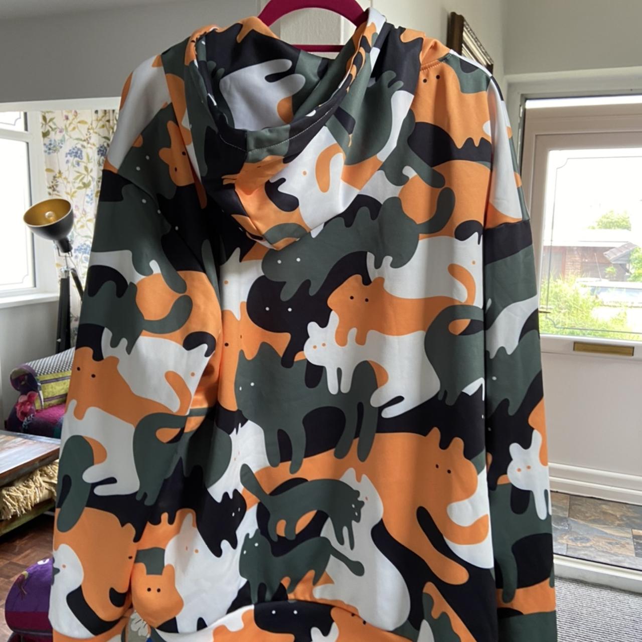 Camo discount cat hoodie