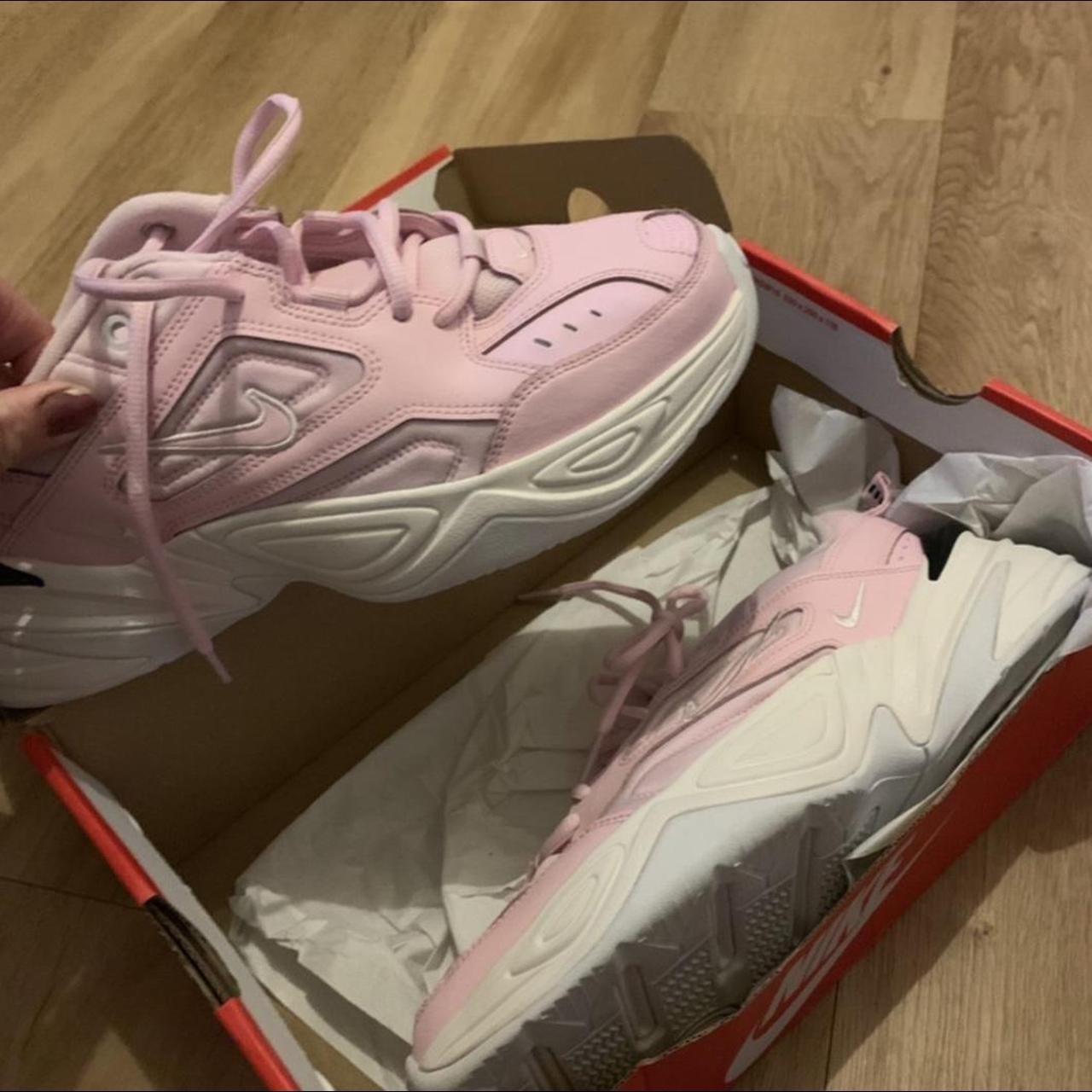 Pink Nike mk2 tekno worn once in perfect condition