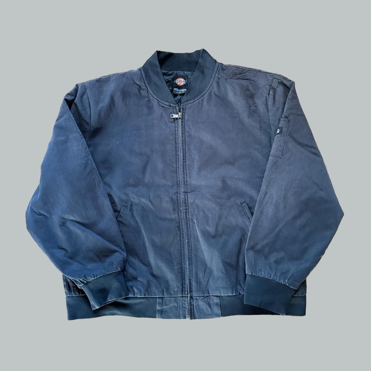 Vintage Denim dickies lightweight bomber jacket... - Depop