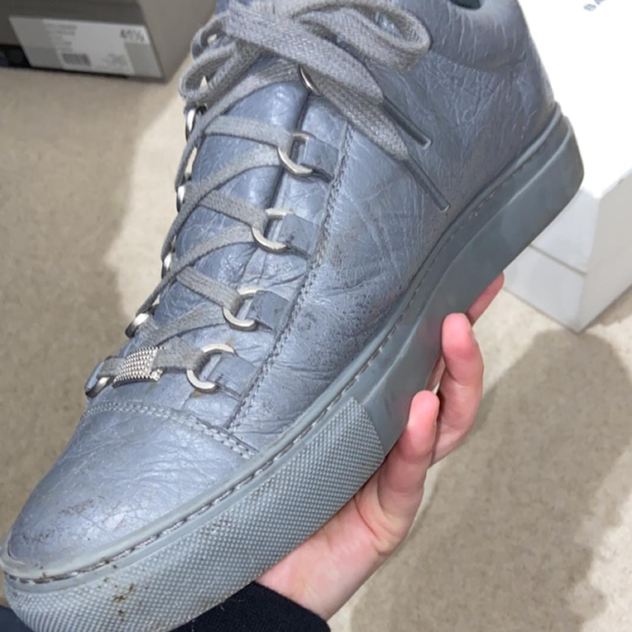 balenciaga shoes gray