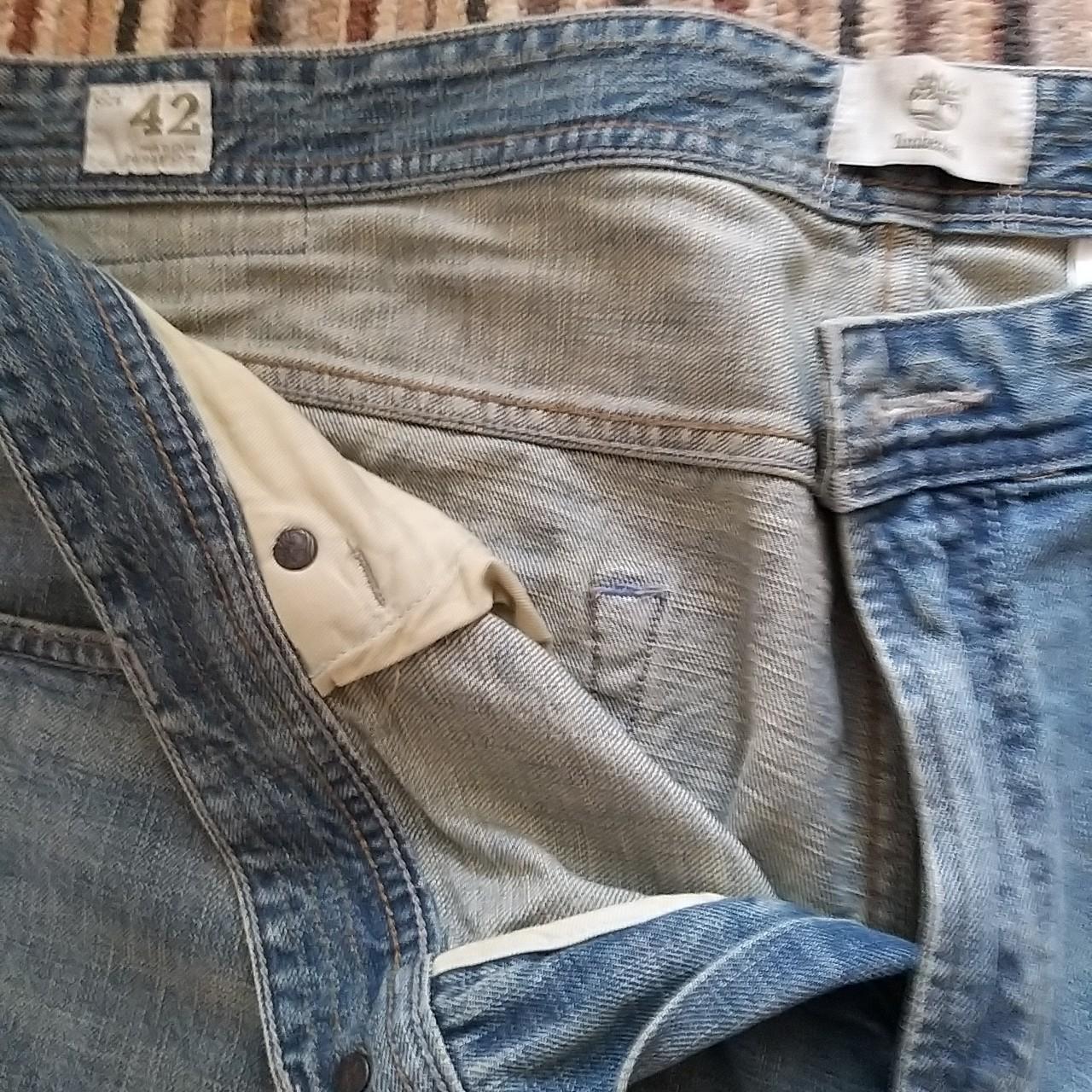 Mens Timberland jeans brand new sz 42 L32 Y2k jeans... - Depop