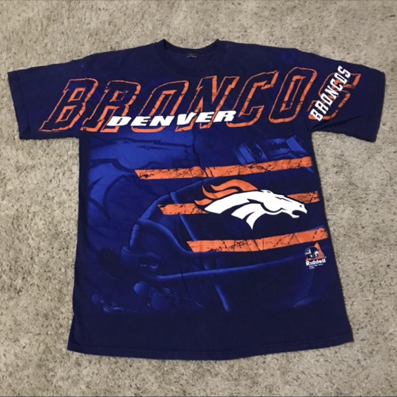 Vintage Denver Broncos t-shirt. • 1998 NFLP - Depop