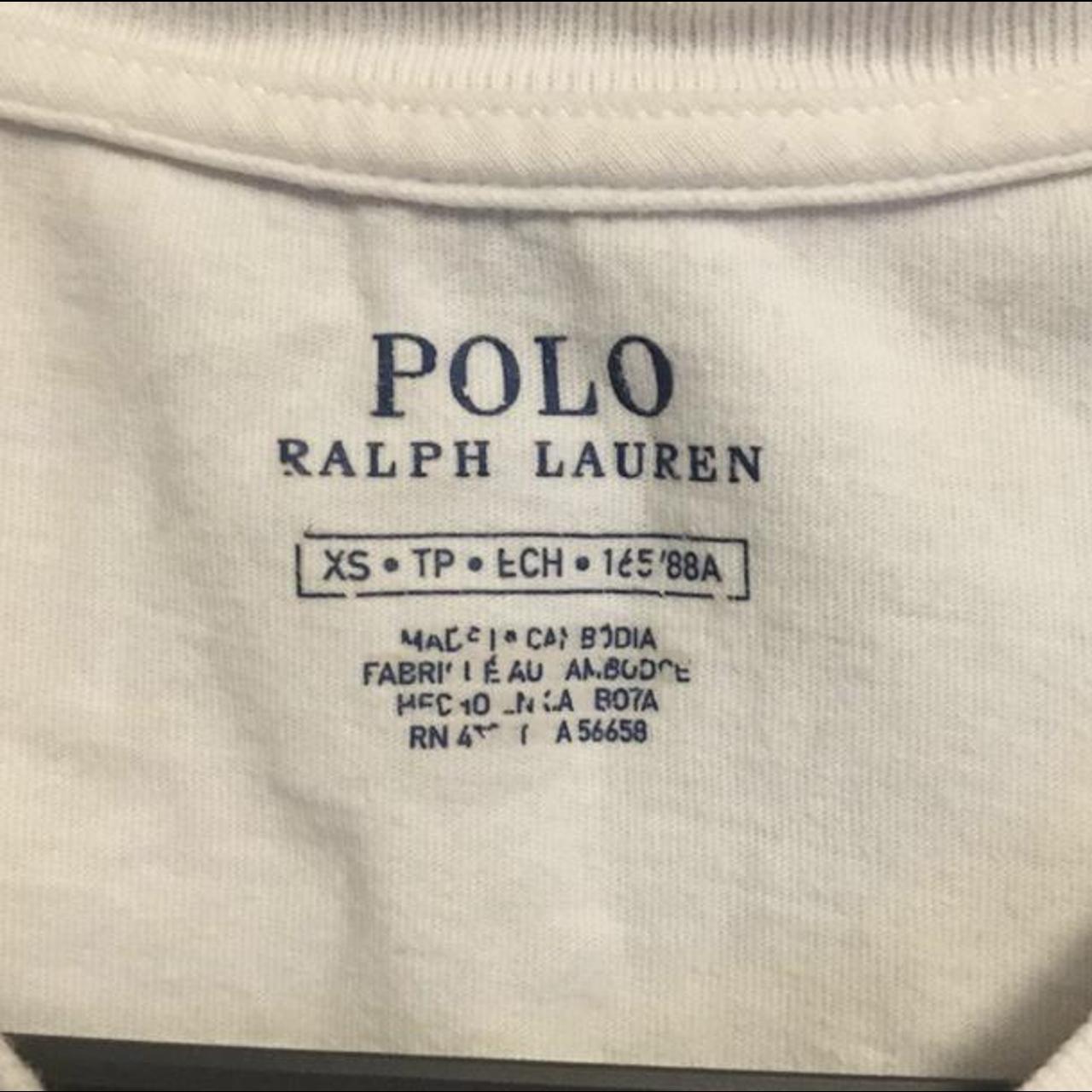 Very nice Ralph Lauren white polo Doesn’t fit... - Depop