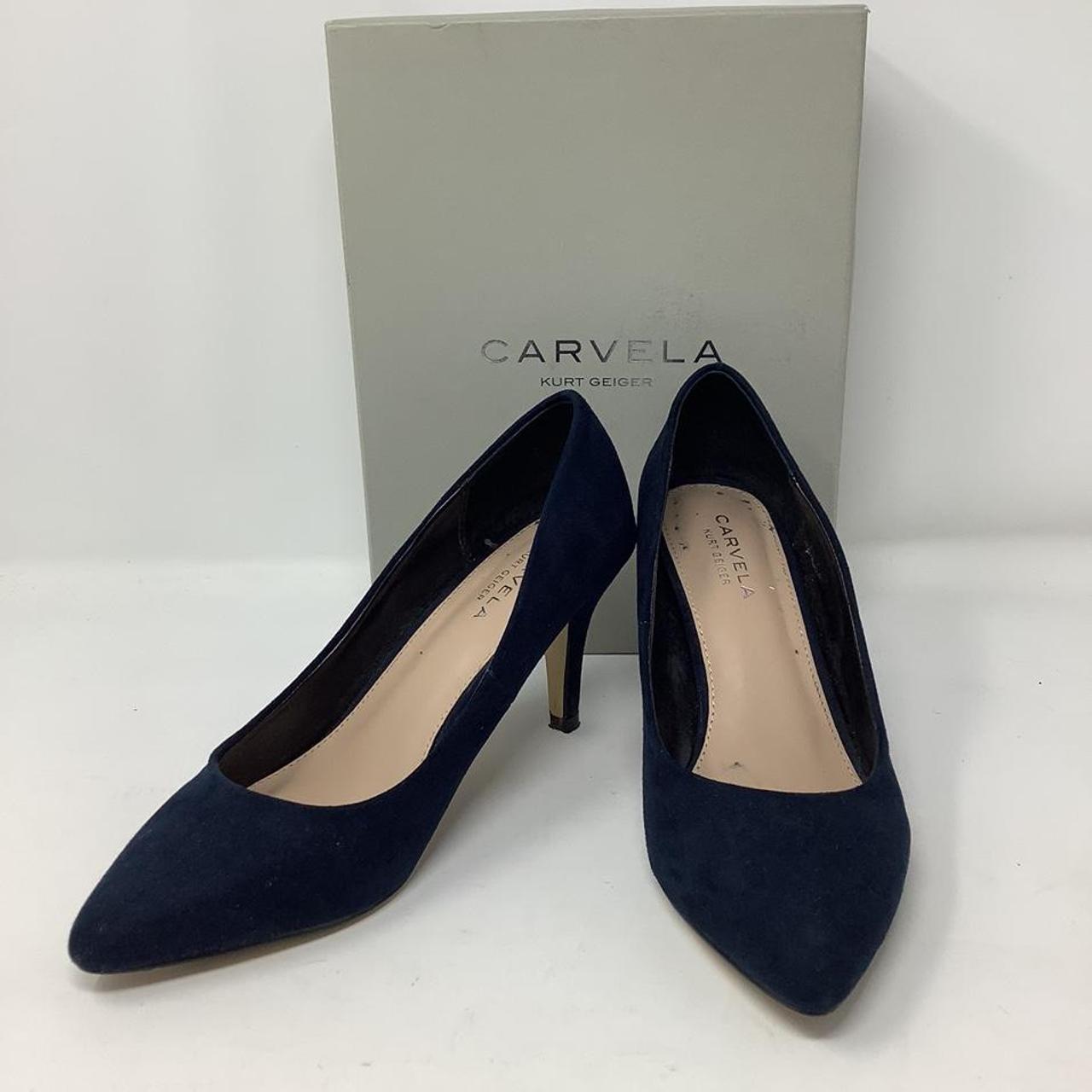 Kurt geiger navy heels best sale