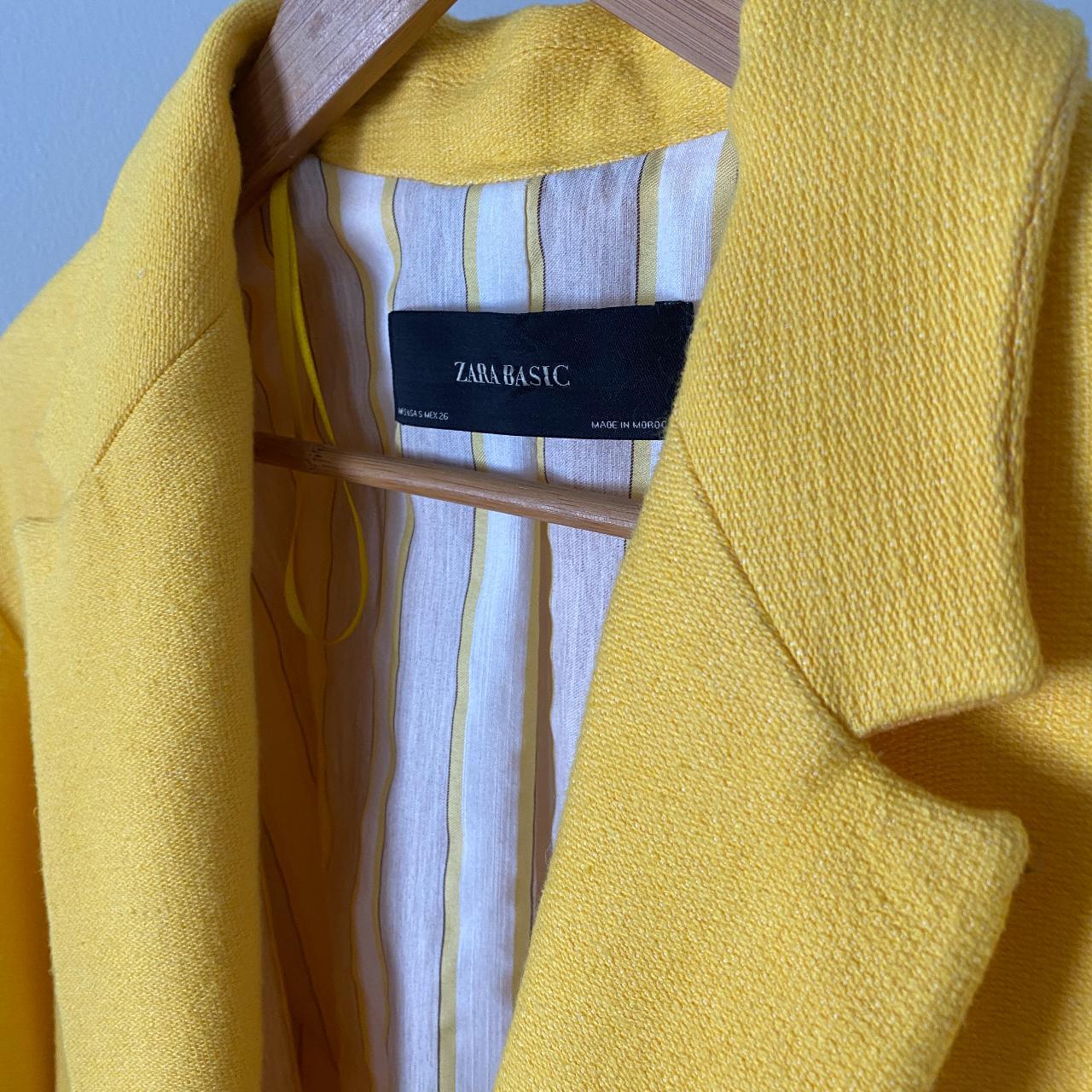 Zara yellow 2024 jacket men's