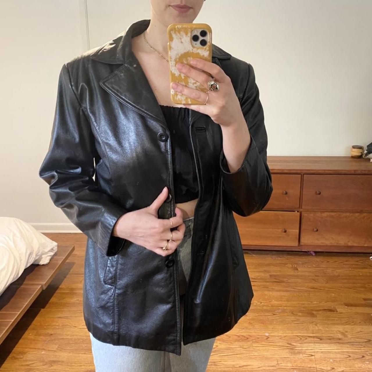 Calvin Klein Women's Black Jacket | Depop