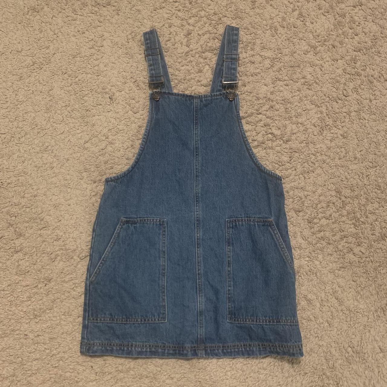 Forever 21 Jumper Dress Blue Denim Overall Dress Size Small S | eBay