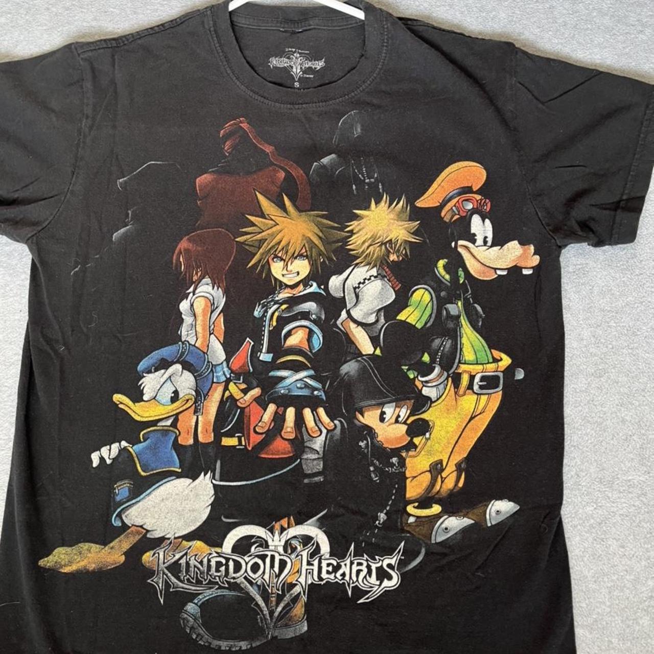 Y2K Kingdom Hearts Disney Tee Size: S Measurements... - Depop