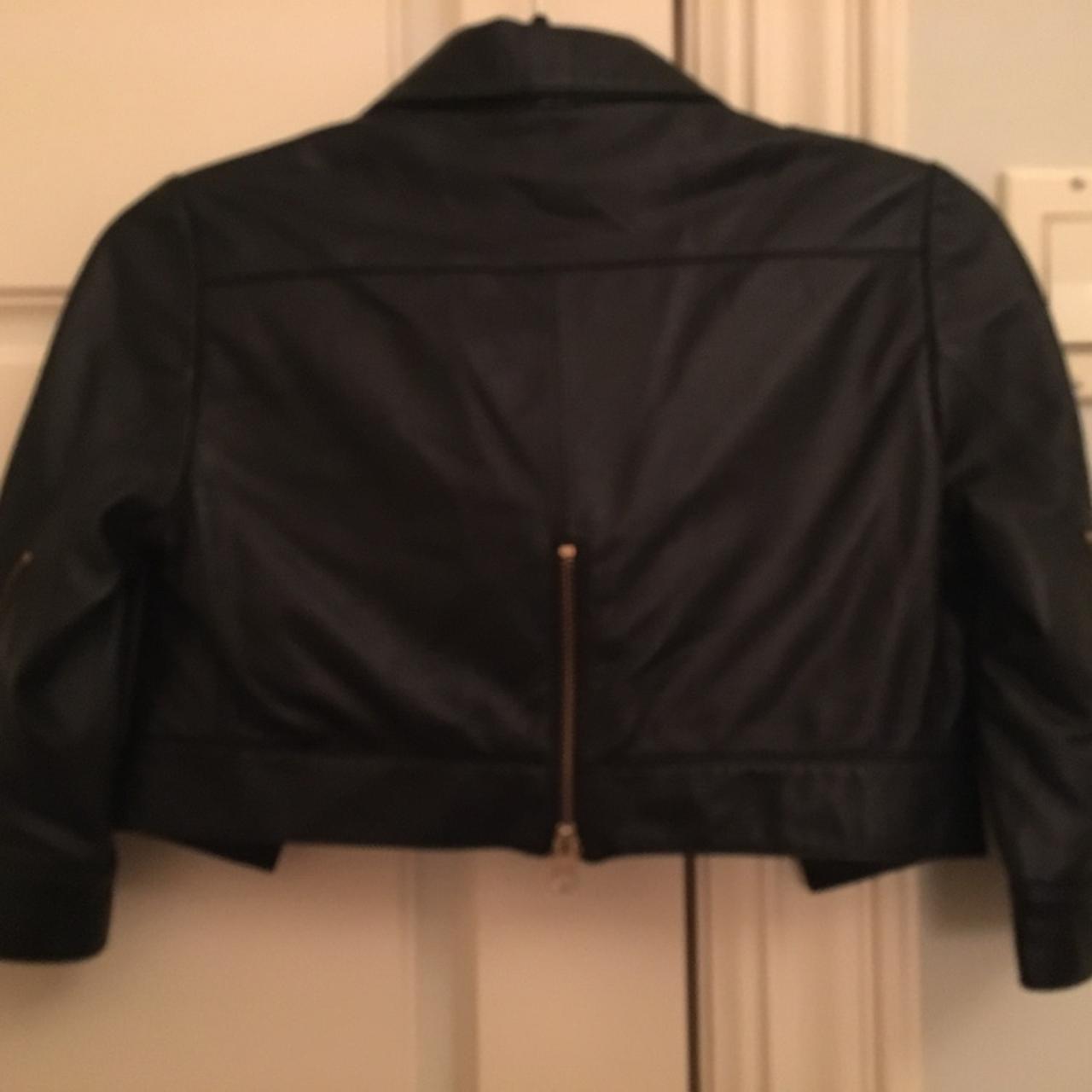 Product Image 3 - Leather cropped jacket fits like