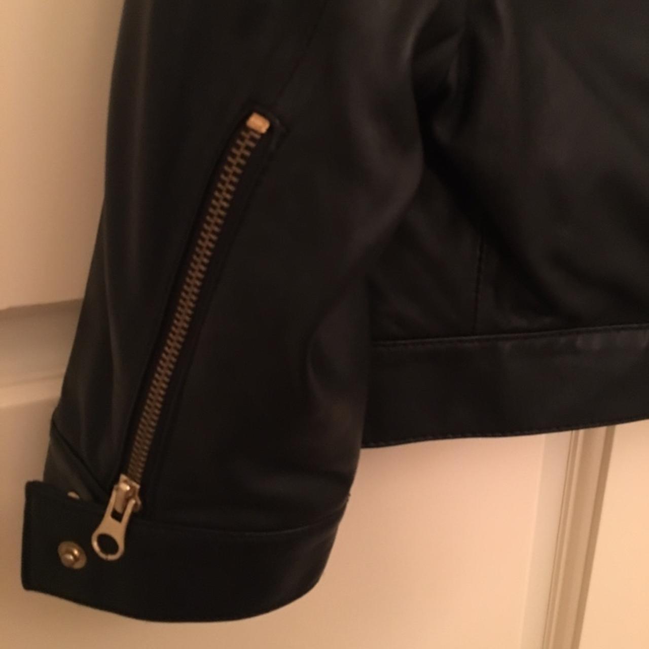 Product Image 4 - Leather cropped jacket fits like