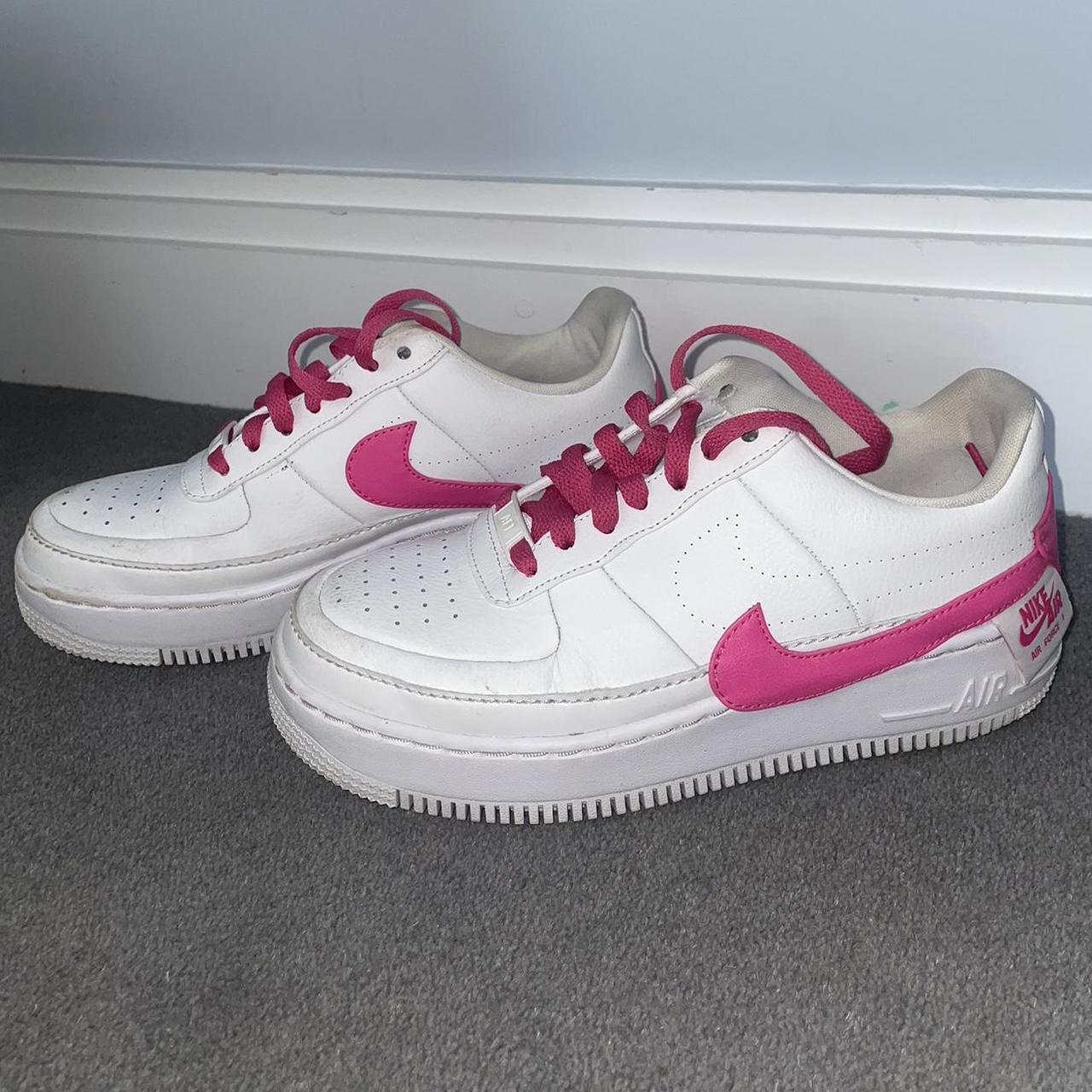 Nike pink airforce - limited edition | signs of wear... - Depop