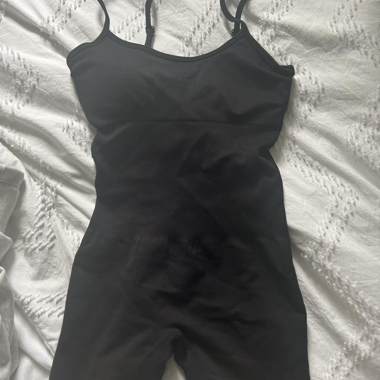 Black bodysuit with builtin bra bodysuit Depop