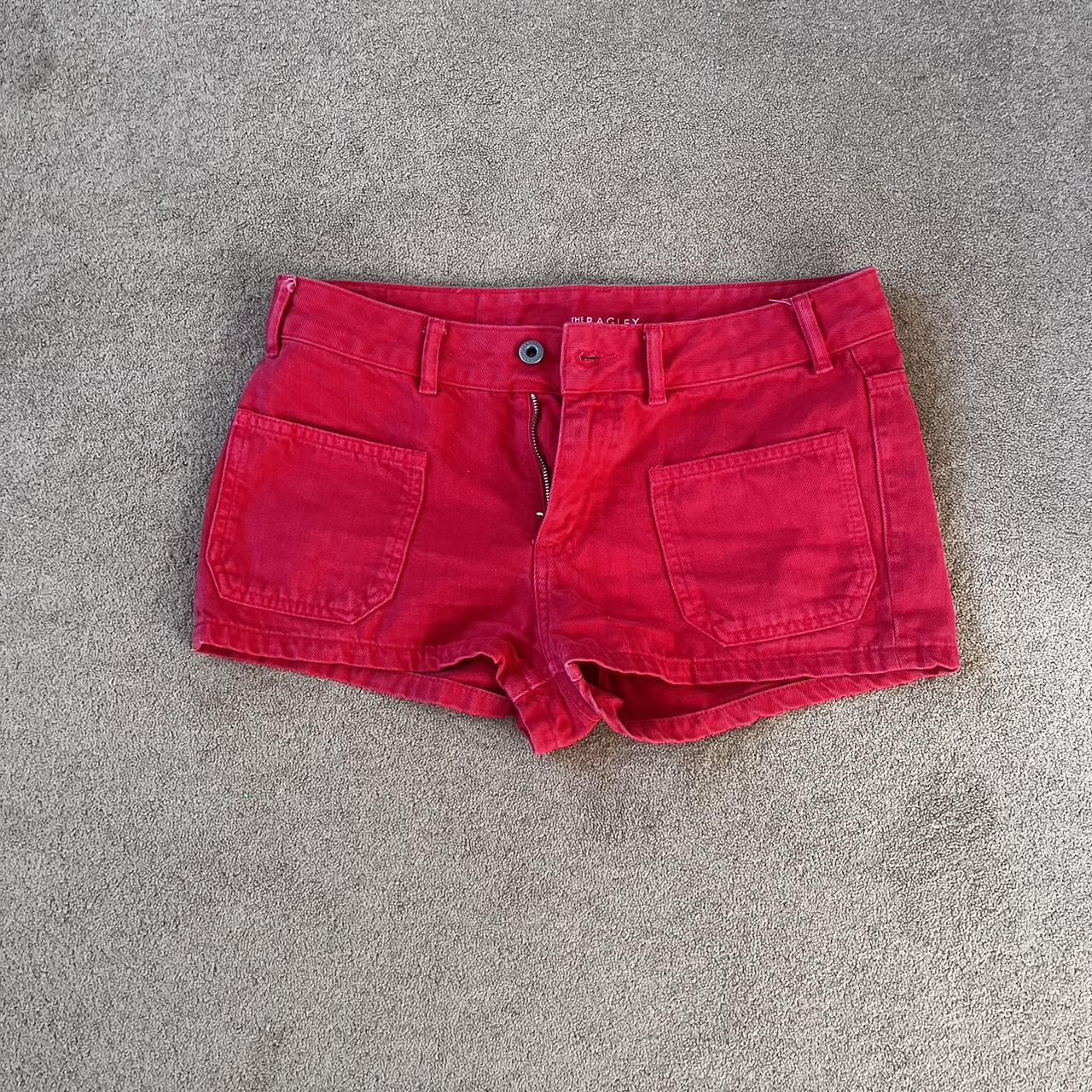 Bright red shorts 4 pocket Always open to... Depop