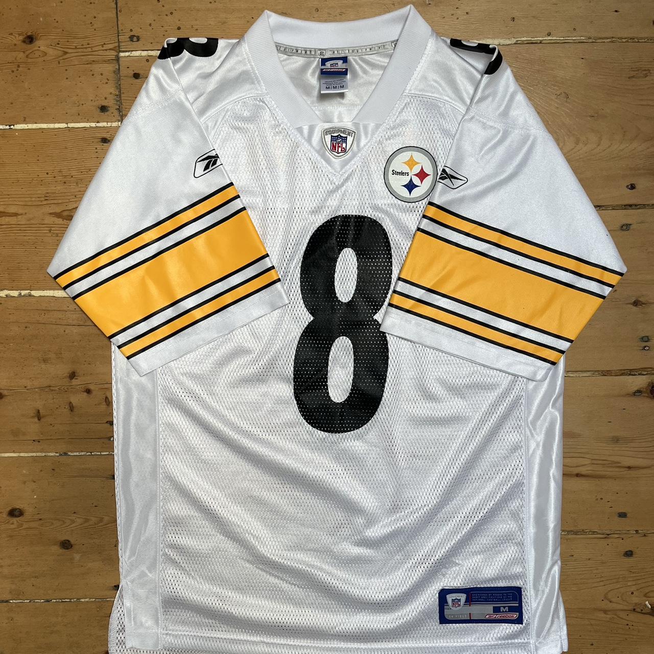 PITTSBURGH STEELERS JERSEY MENS 4XL XXXXL TOMMY MADDOX NFL REEBOK FOOTBALL  BLACK