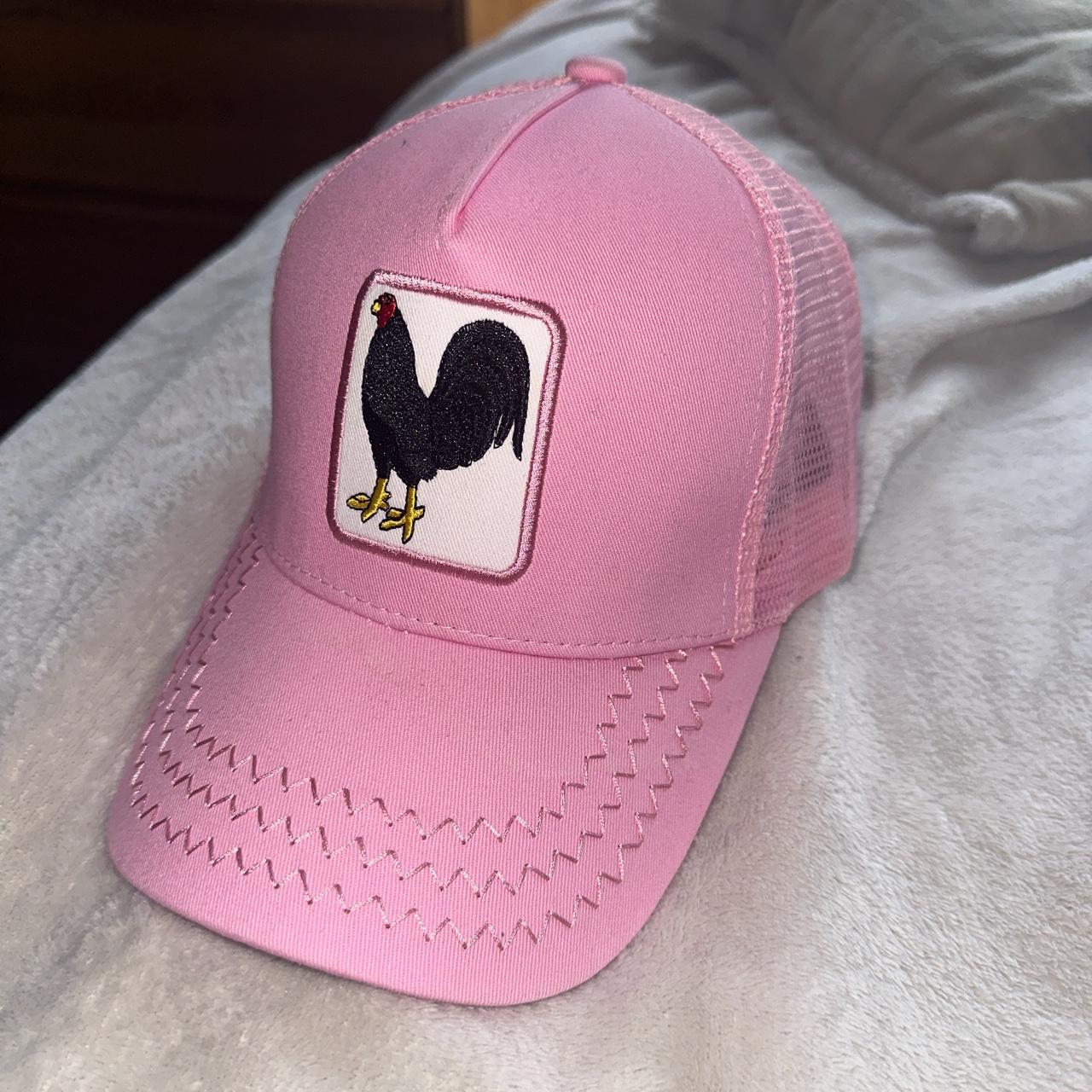 Men's Pink Hat Depop
