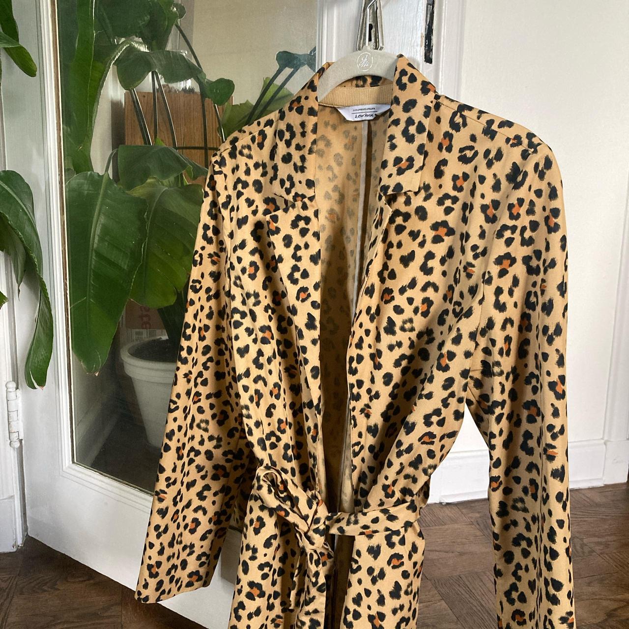 Other Stories lightweight leopard print blazer