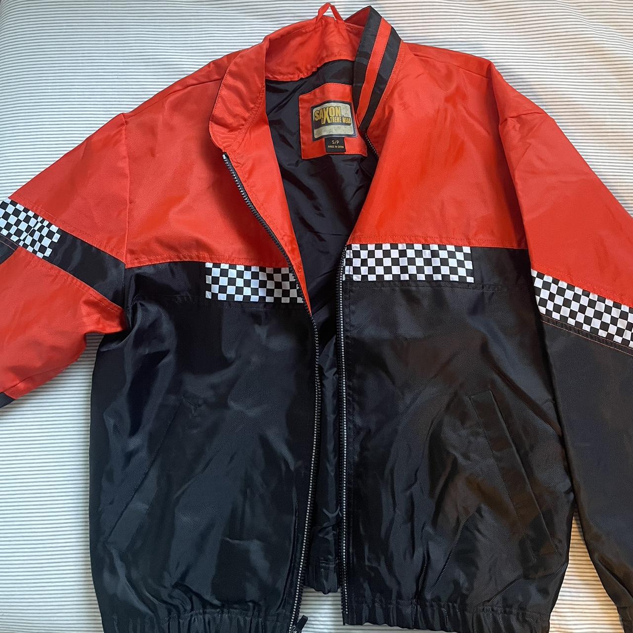 Saxon Extreme Wear race jacket. Size small but fits... - Depop