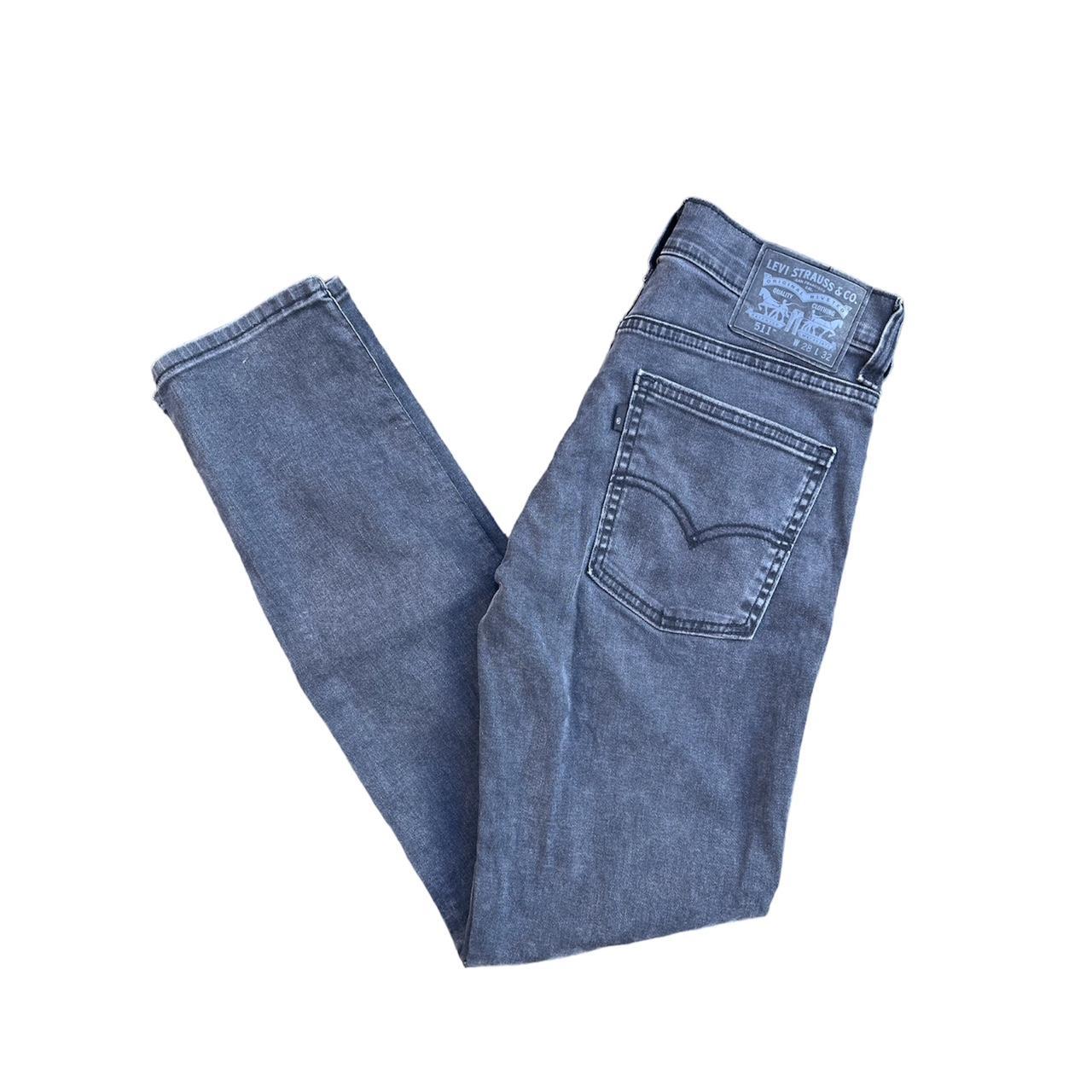 Levi’s 511 Black Denim Jeans - W28 L32 - Depop