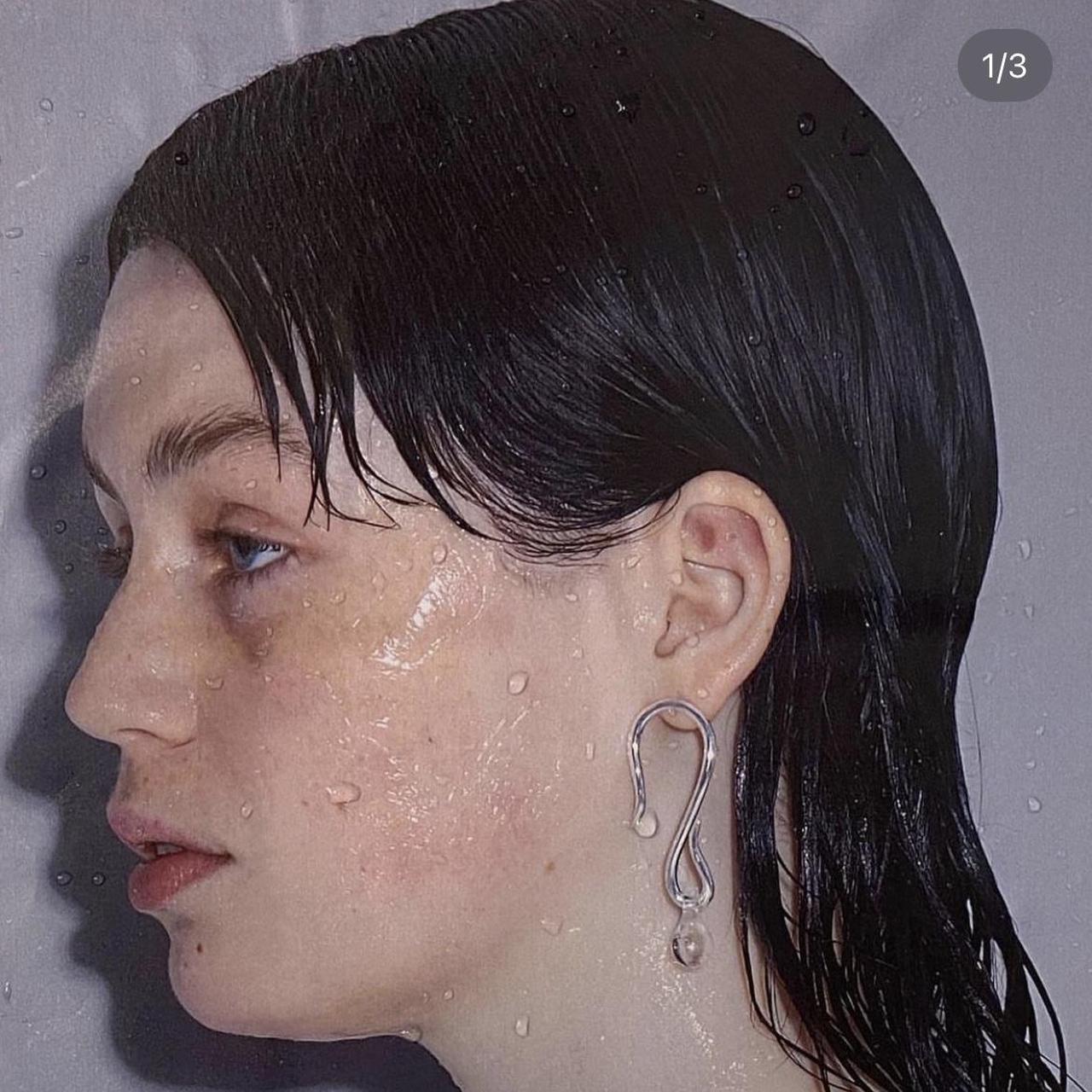 Paloma wool チュールピアス オリーブグリーン チュール リボン Paloma