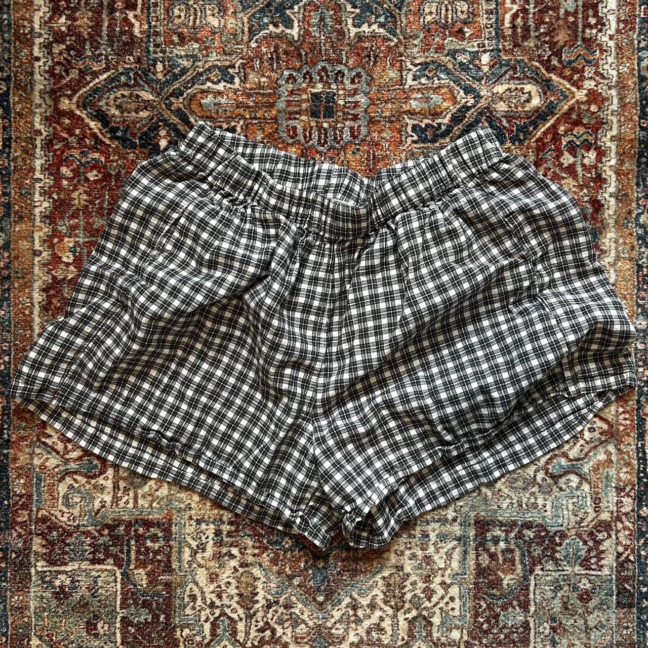 Brandy Melville Women's Shorts Black/White One size – brandy