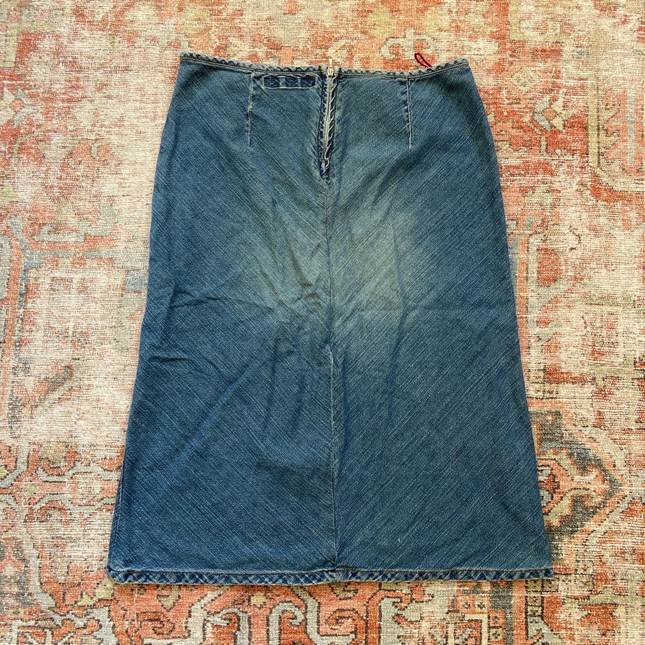 miss sixty denim skirt - Depop