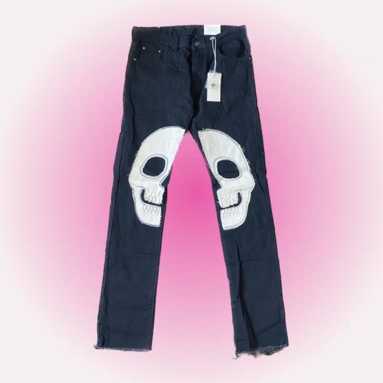 Jeans Metal Skull Pull Non Separating Zipper – Lulou Designs