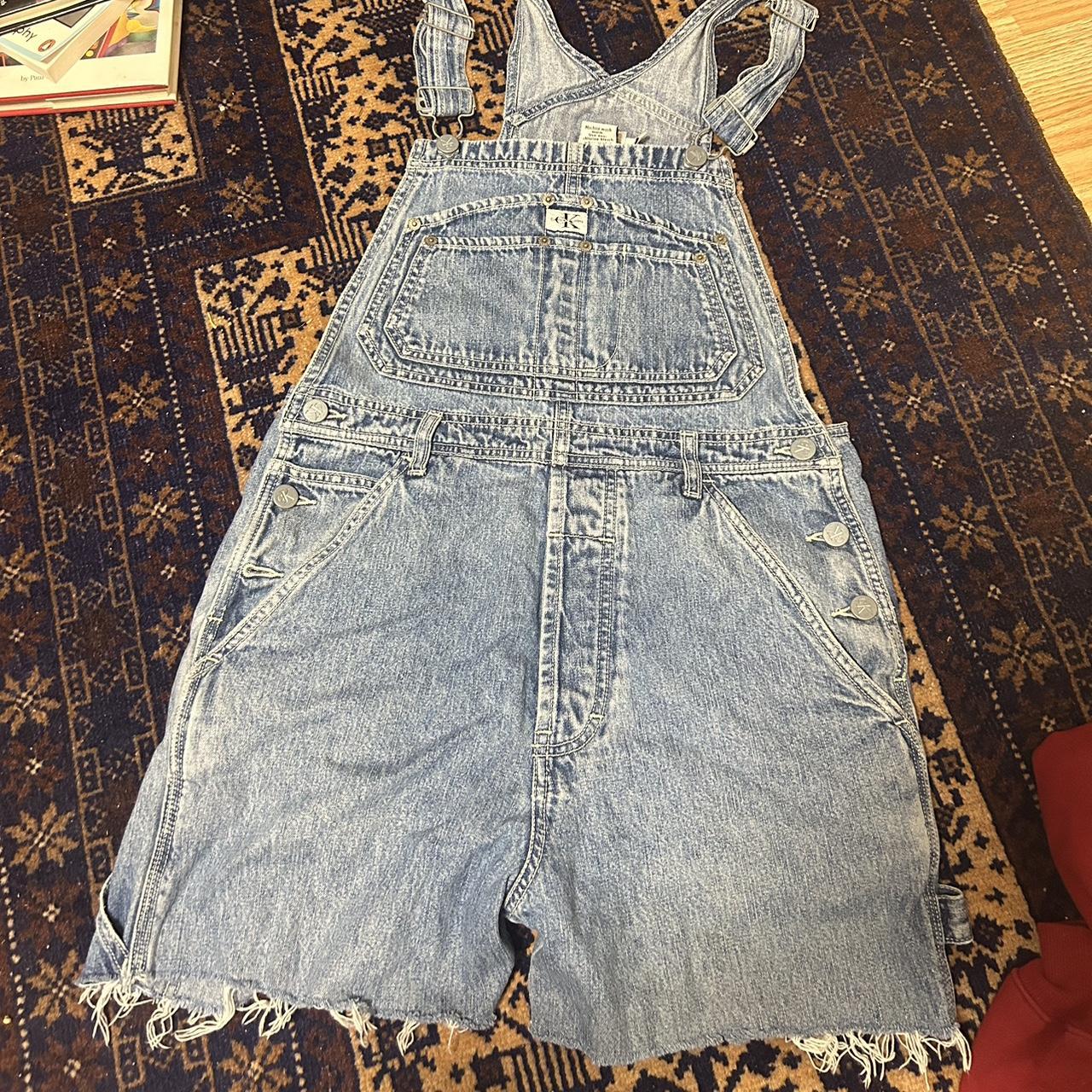 Calvin klein vintage shops overalls