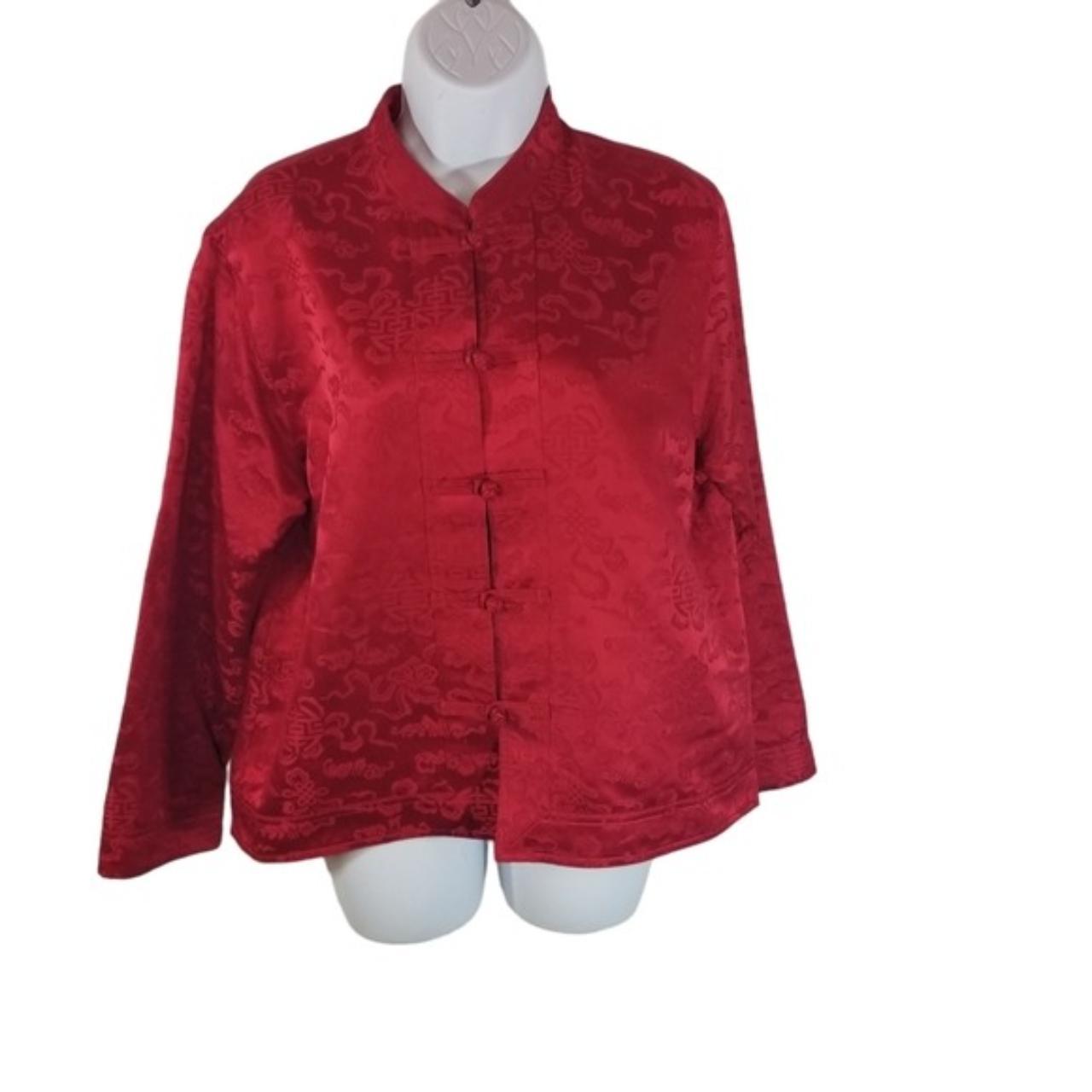 Chico's silk jacket best sale