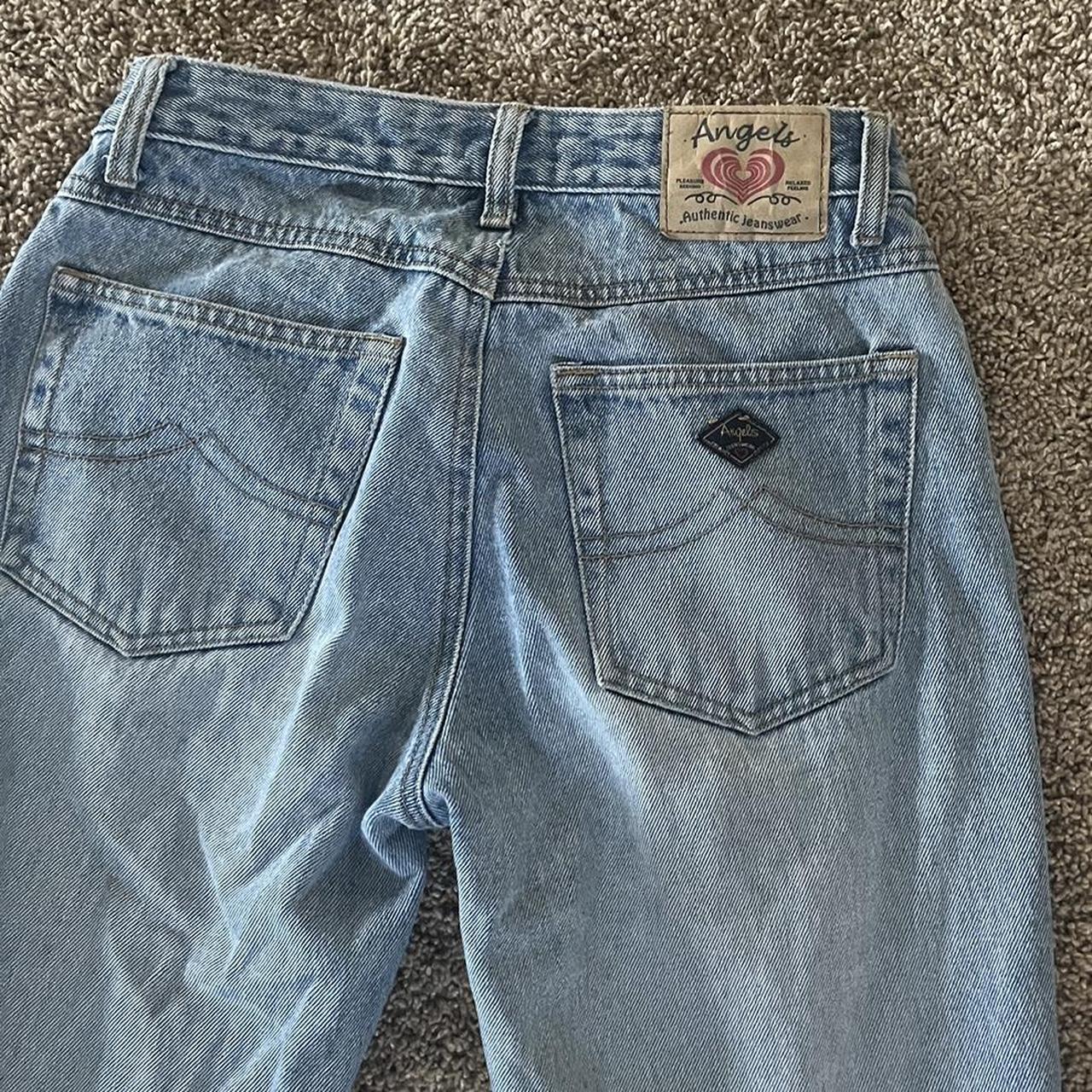 Angels Women's Blue Jeans | Depop