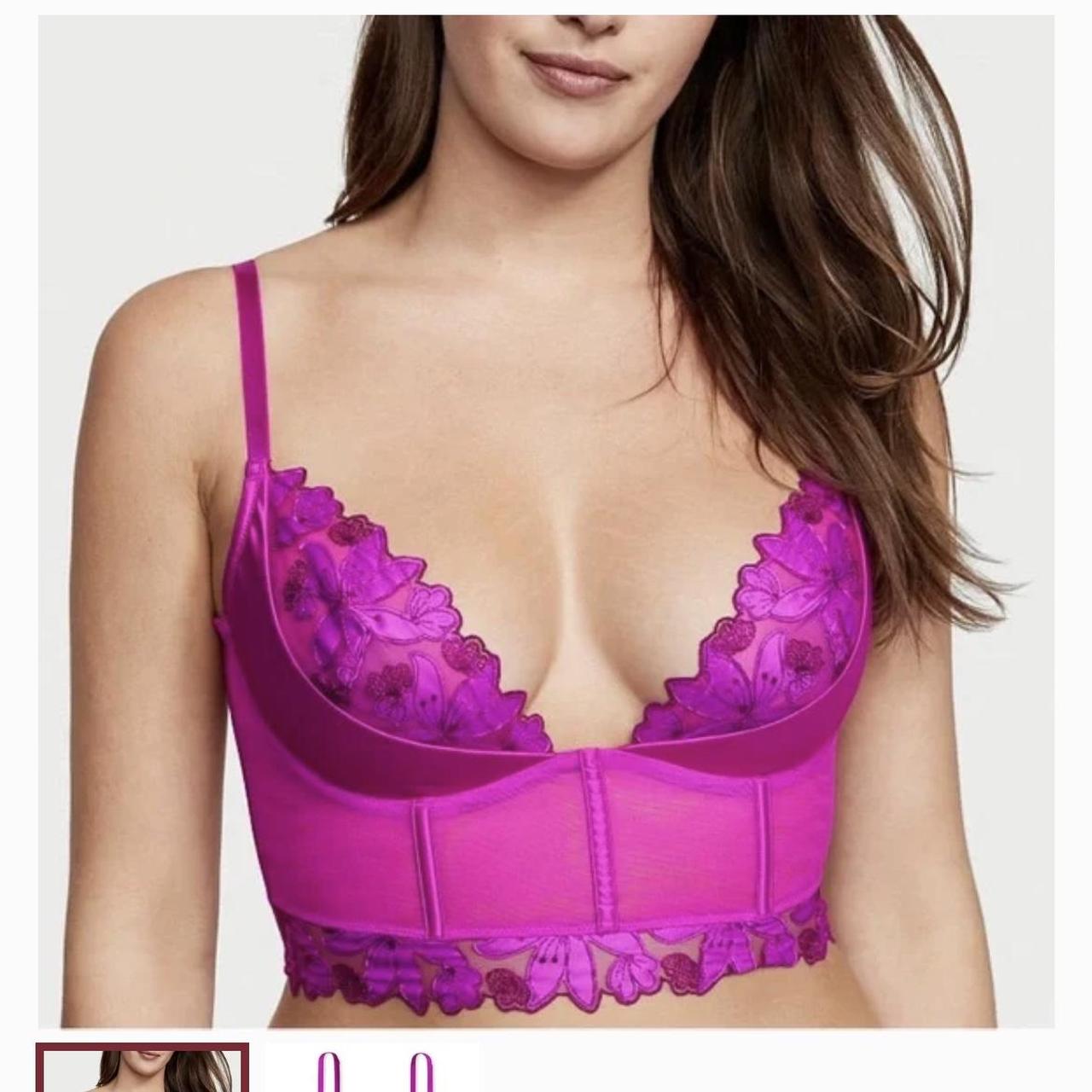 Victoria's Secret Fuchsia Padded - Depop