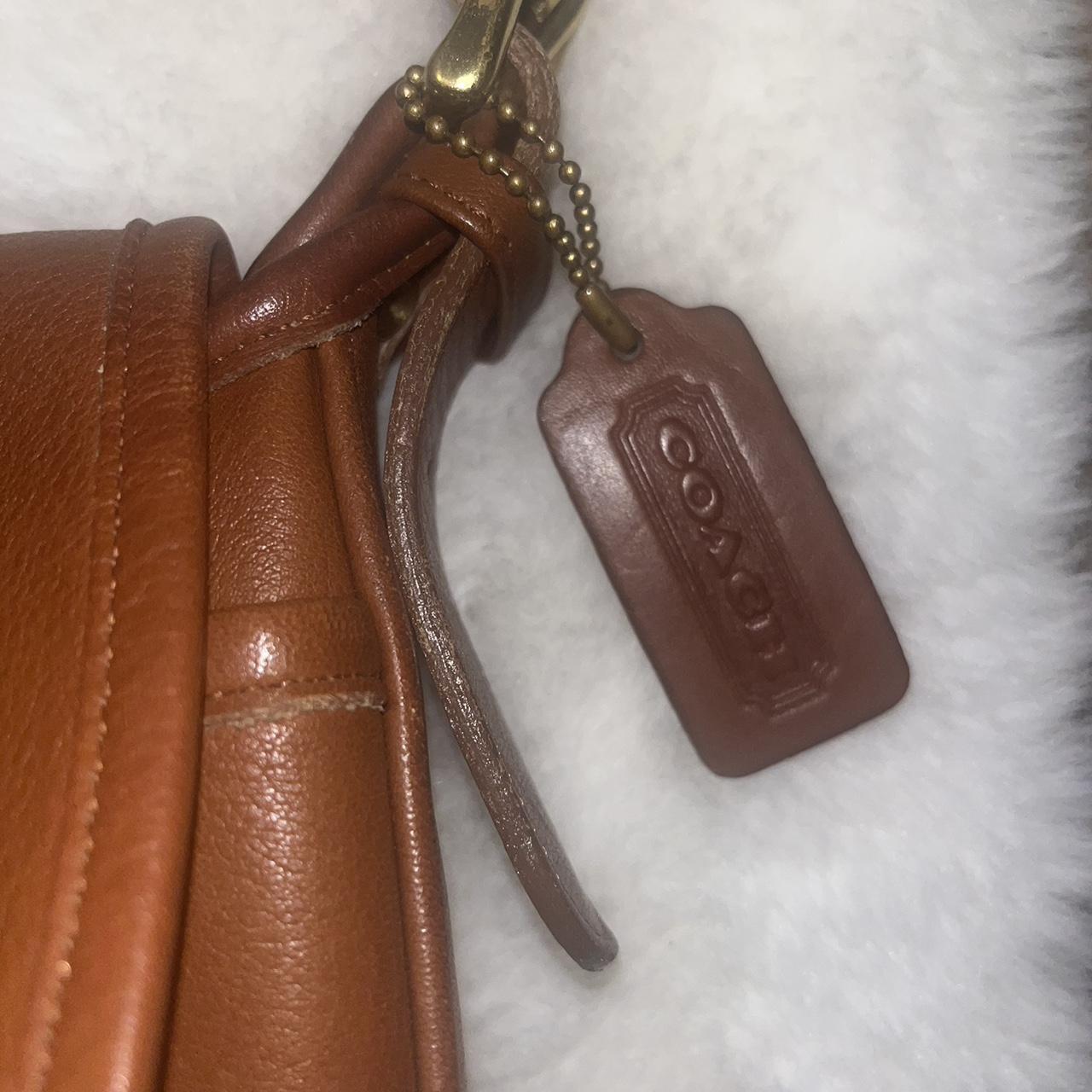 2024 Vintage Coach Saddle Fletcher Brown Crossbody Bag