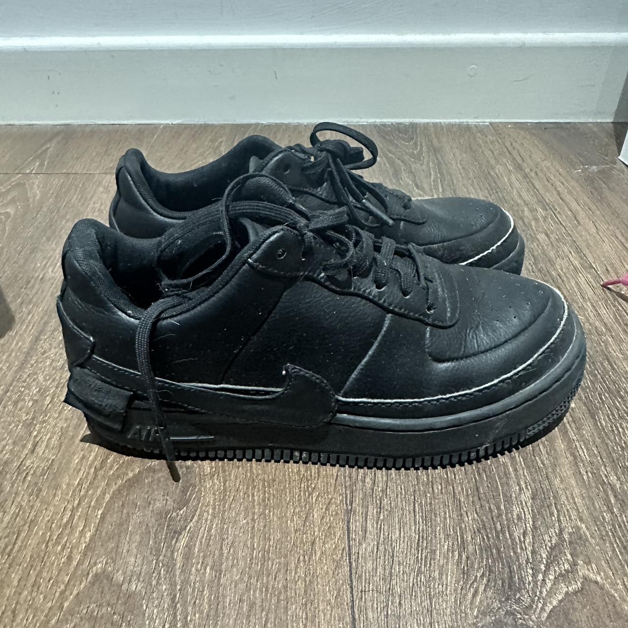 womens nike air black trainers