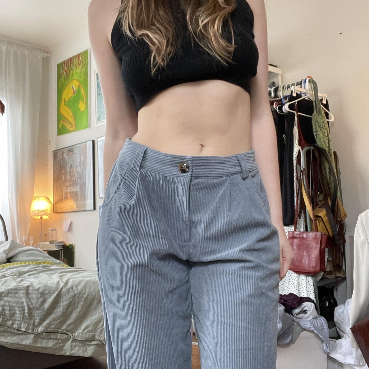 Sexy low rise black corduroy pants 🗝️ Size: 10 fits - Depop