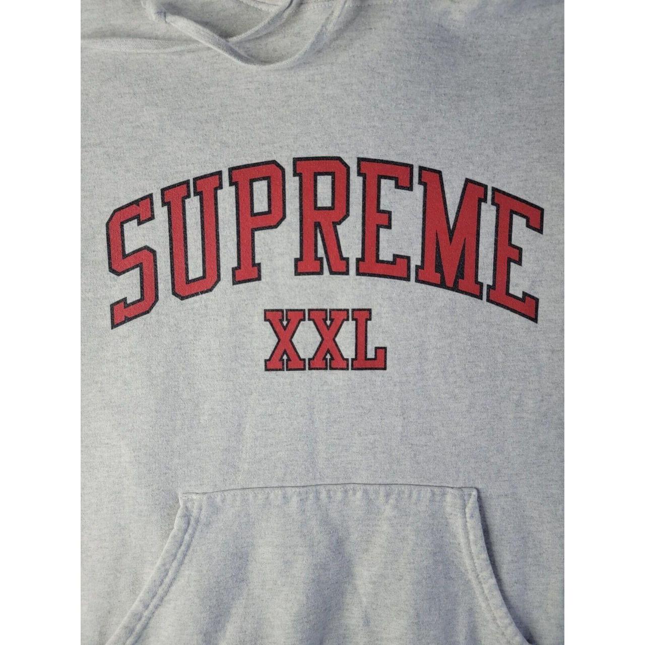 Vintage Supreme Logo Hoodie Sweatshirt Men's Size... - Depop