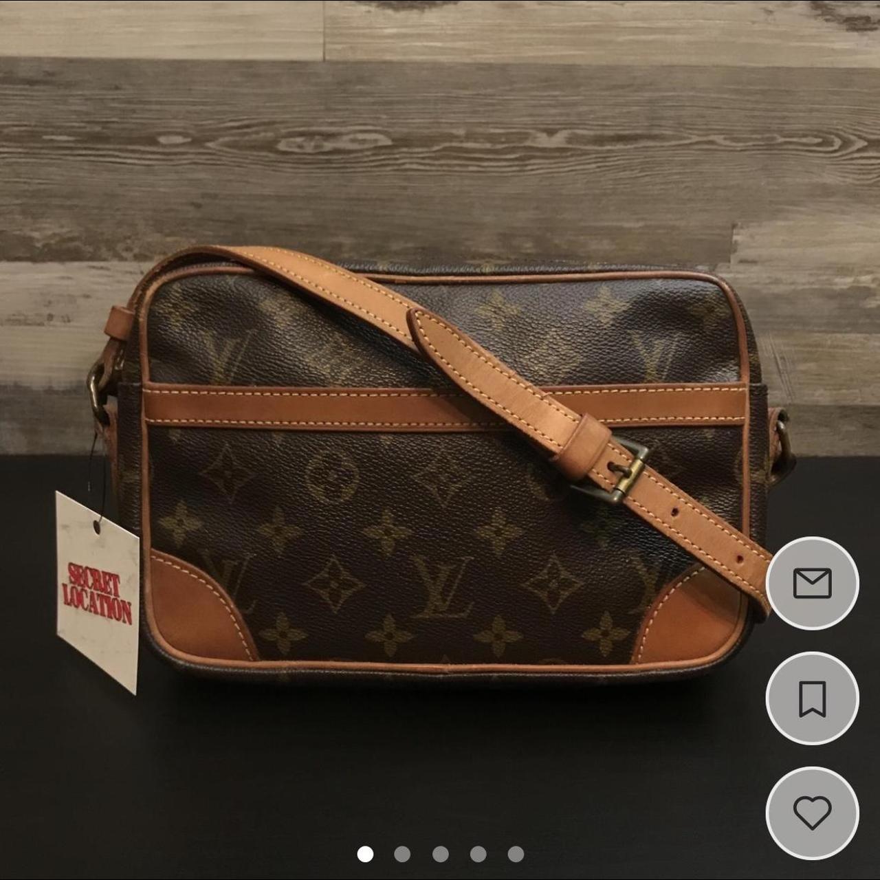 Louis Vuitton collared black and brown checkered - Depop