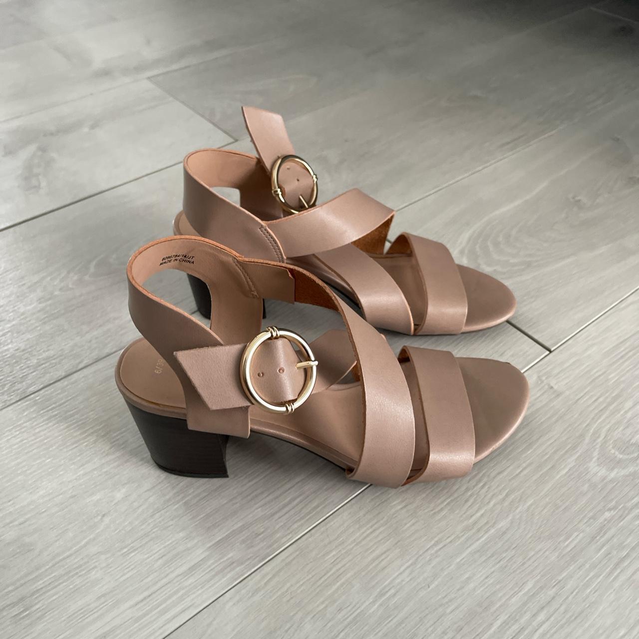 new look nude sandals