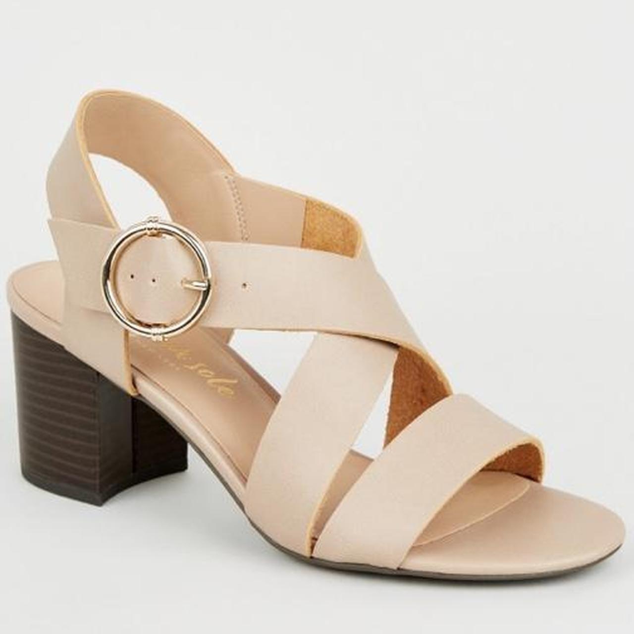 new look nude sandals
