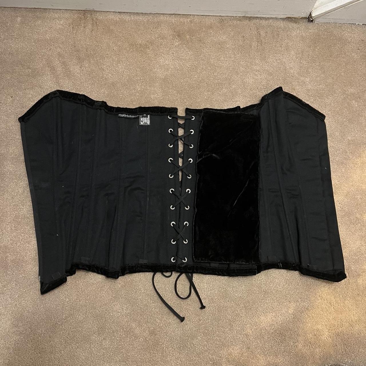 Louis Vuitton Reworked Boned Corset Adjustable - Depop