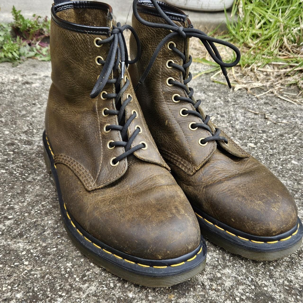 Dr. Martens 1460 Carpathian Boot in Grenade. Depop