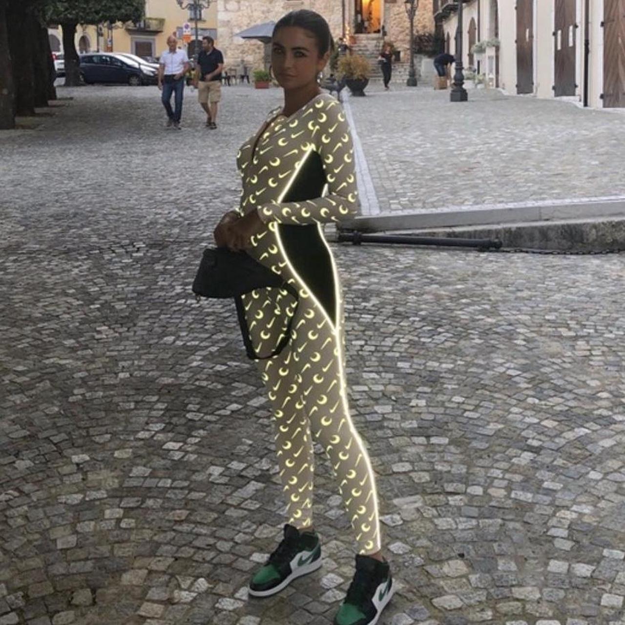 Marine Serre X Nike jumpsuit reflective with flash | Depop