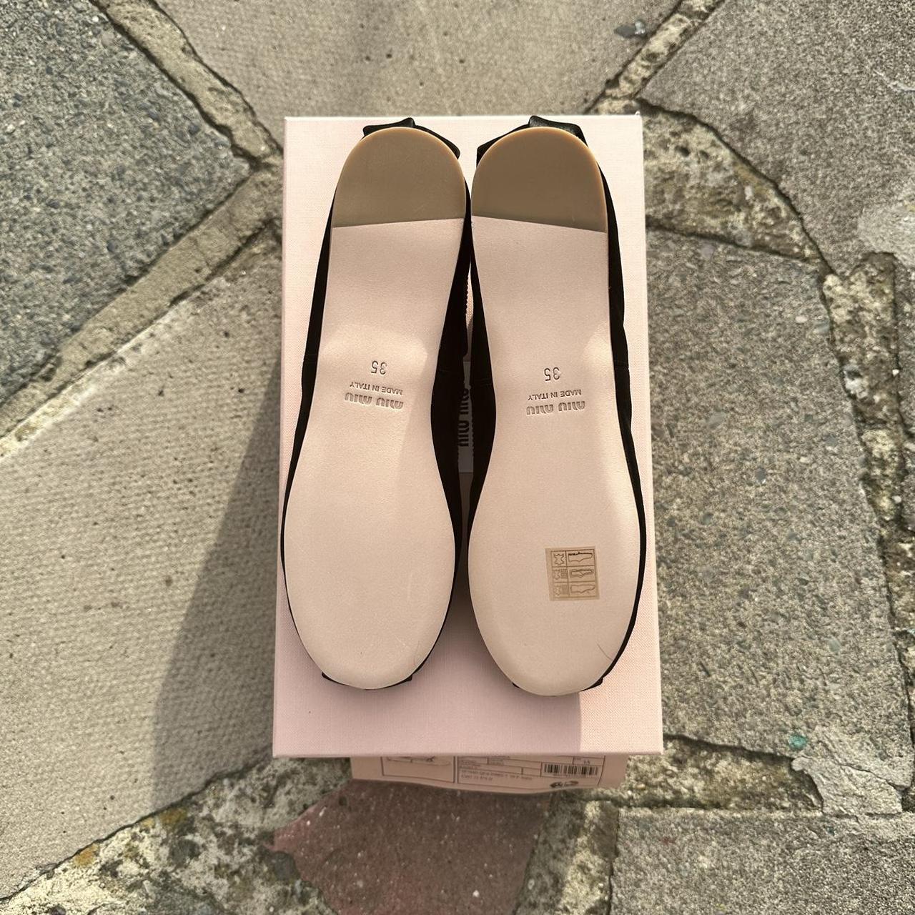 Miu Miu ballerina (5F794D) Condition: BRAND... - Depop