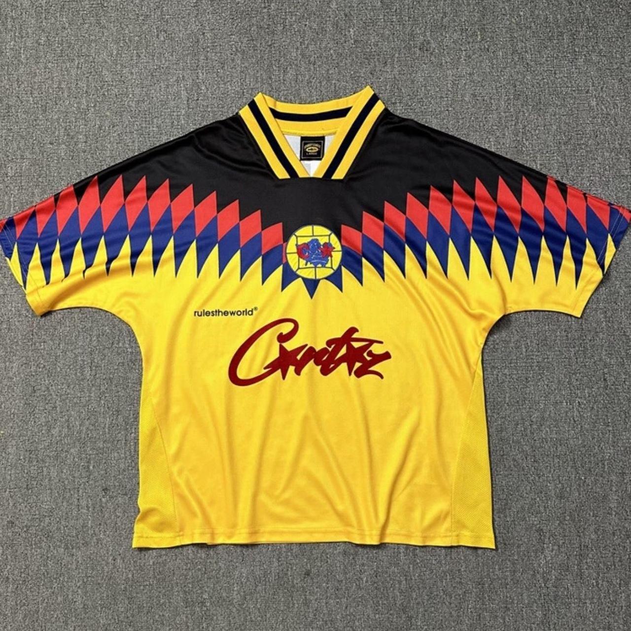 新品 Corteiz CLUB RTW FOOTBALL JERSEY イエローの通販 by ACCX