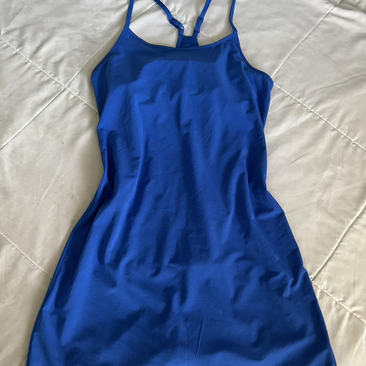 royal blue athletic dress💙 size s has built in... - Depop