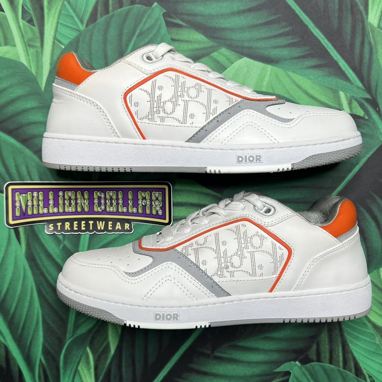 Dior b27 low sneaker ‘white orange’ Color: white... - Depop