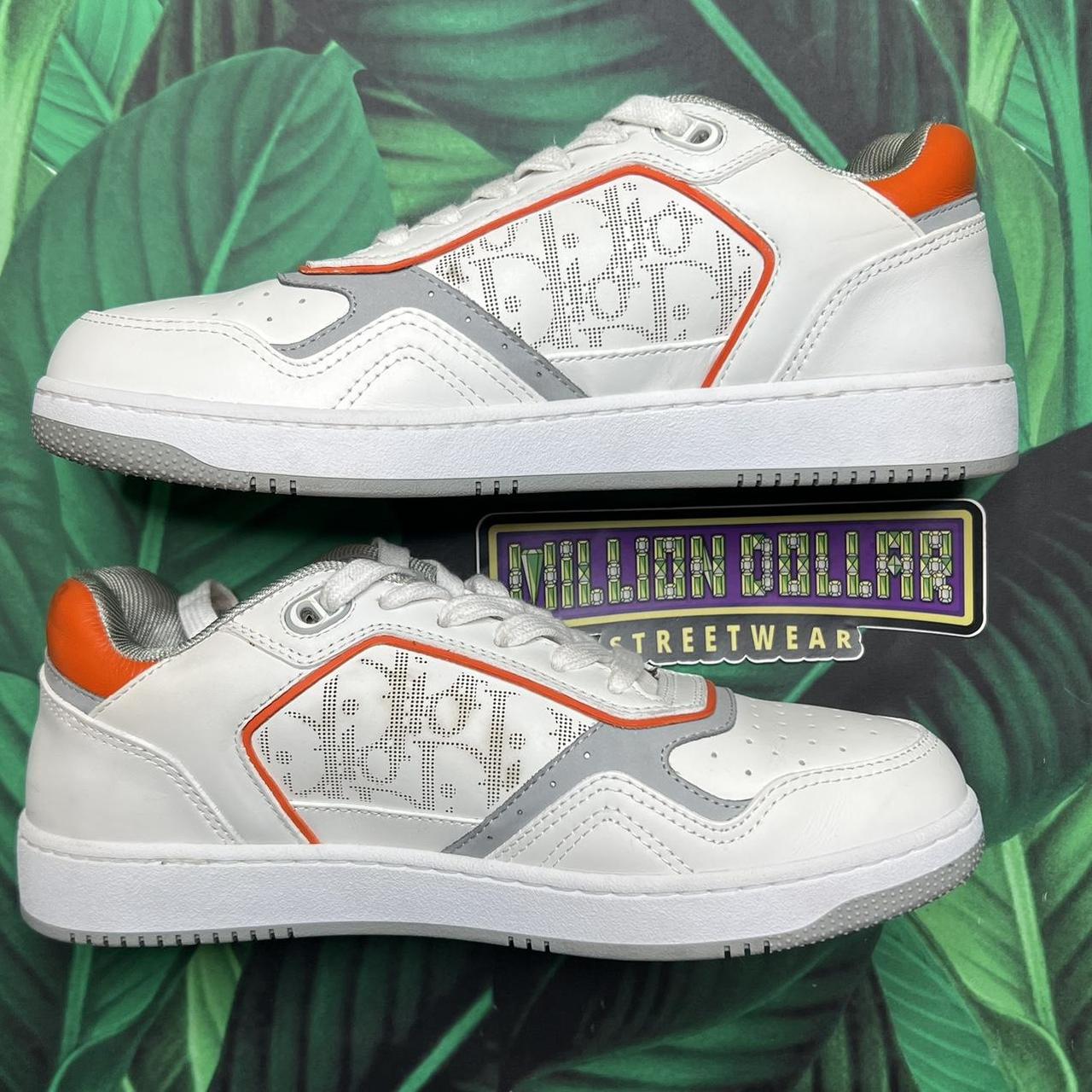 Dior b27 low sneaker ‘white orange’ Color: white... - Depop